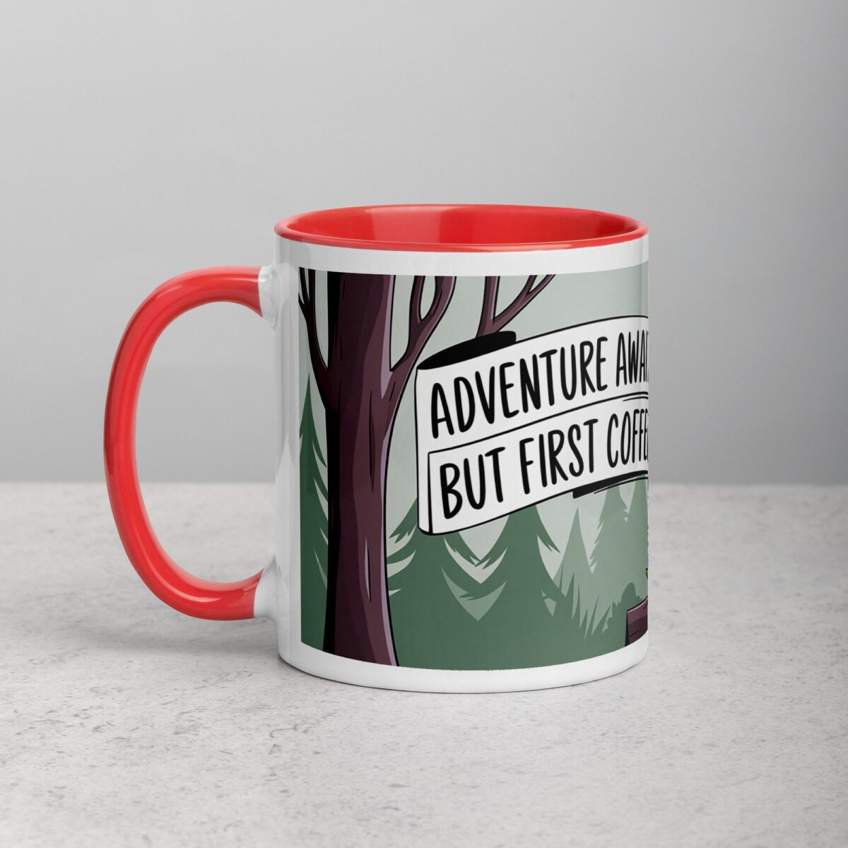 Adventure Awaits, But First Coffee Moose Mug - Image 8