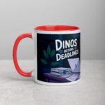 Dinos Before Deadlines Coffee Mug - Image 8