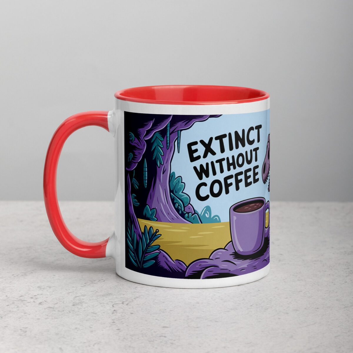 Extinct Without Coffee Mug - Image 8
