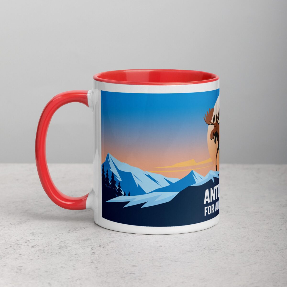 Antlers Up for Another Cup! Moose Mug - Image 8