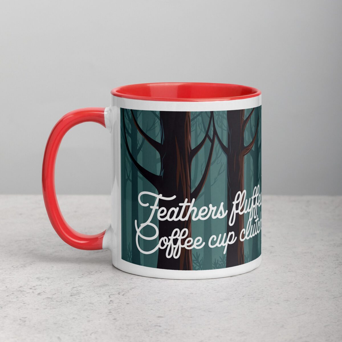 Feathers Fluffed, Coffee Cup Clutched Owl Mug - Image 8