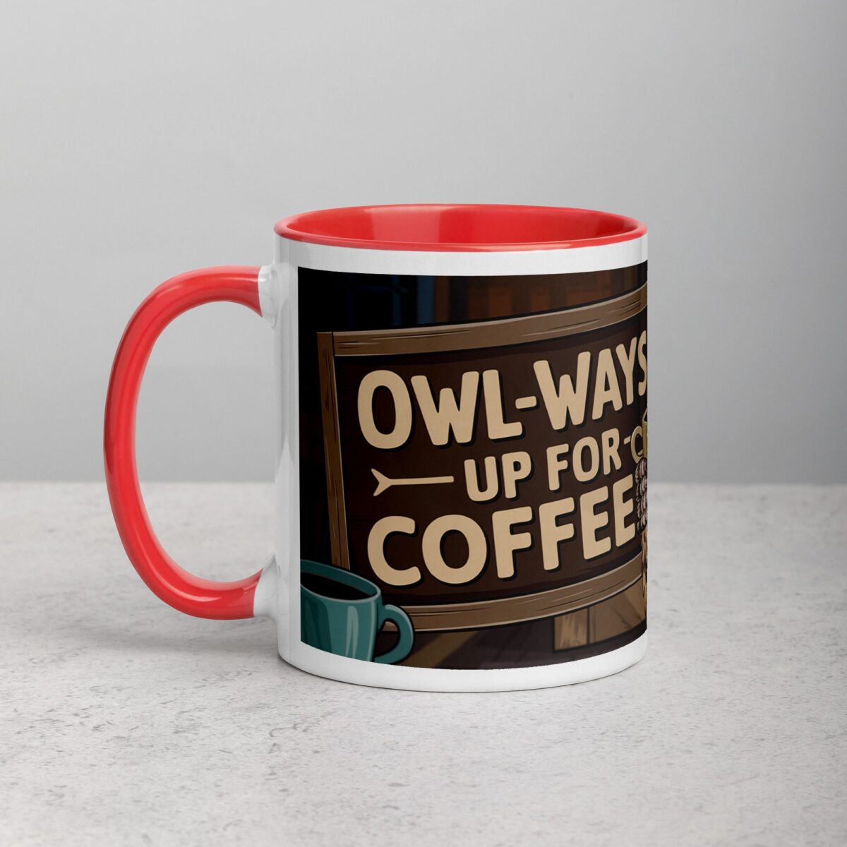 Owl-ways Up for Coffee Mug - Image 8