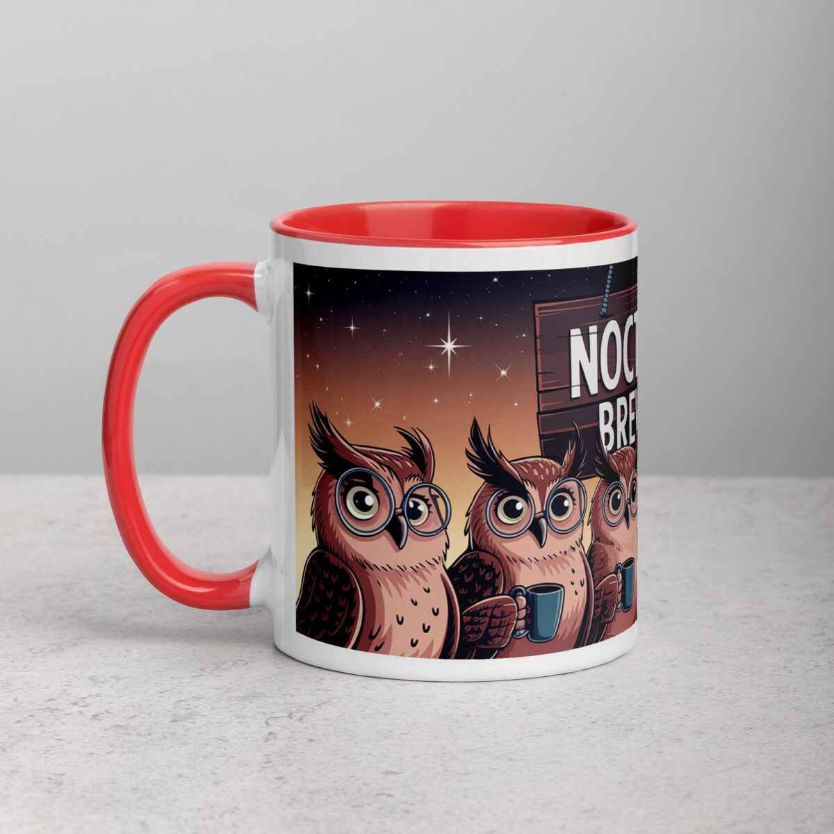 Nocturnal Brew Crew Owl Mug - Image 8