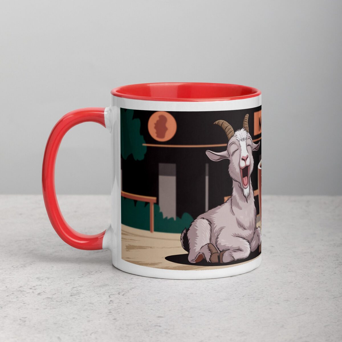 No Goat-ing Without Coffee Mug - Image 8