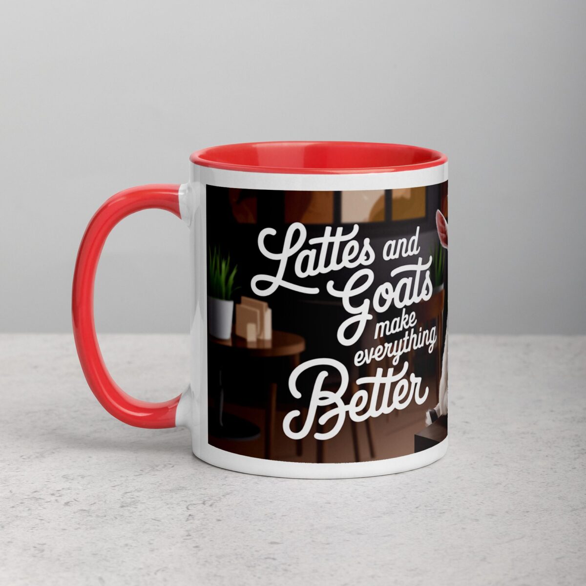 Lattes and Goats Make Everything Better Mug - Image 8