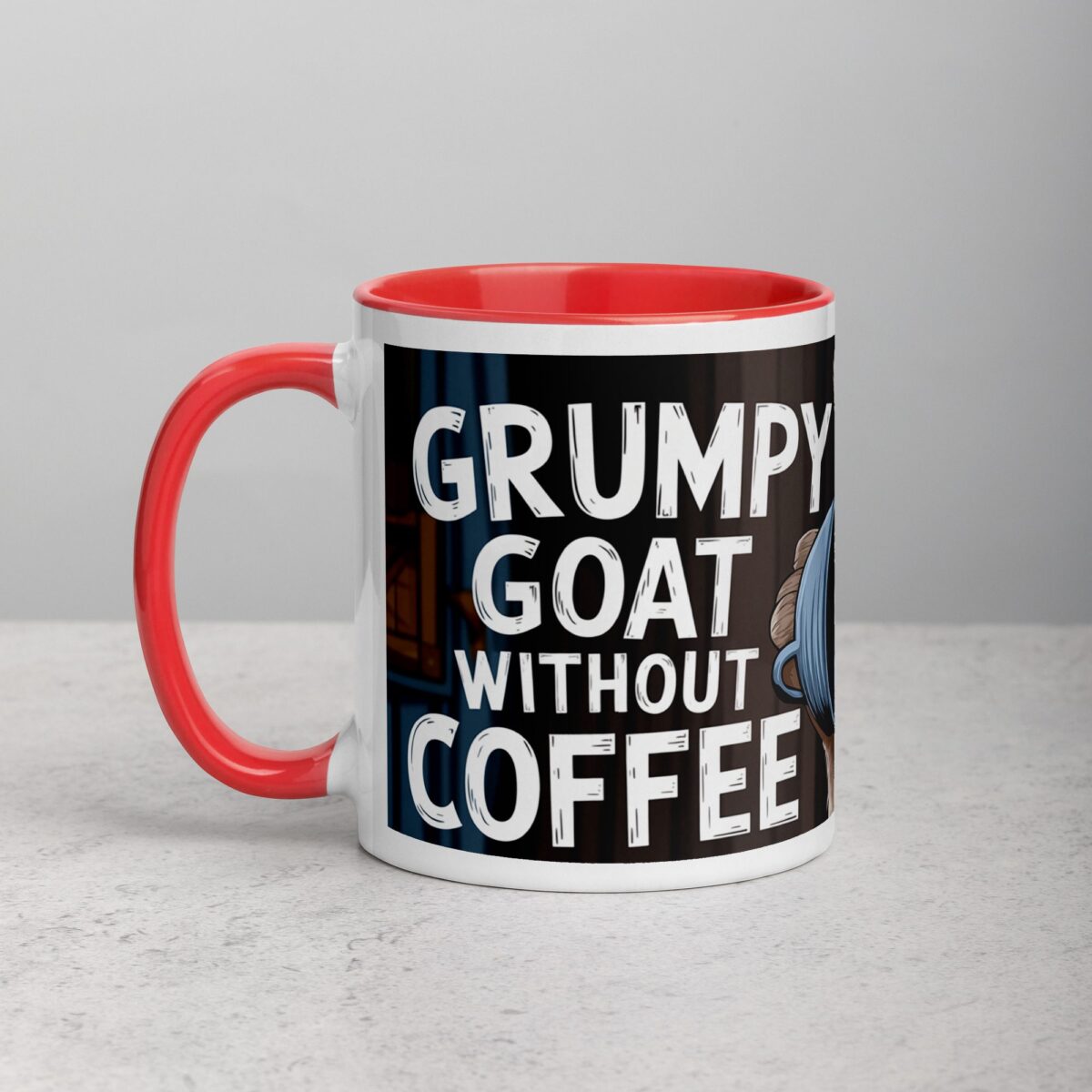 Grumpy Goat Without Coffee Mug - Image 8