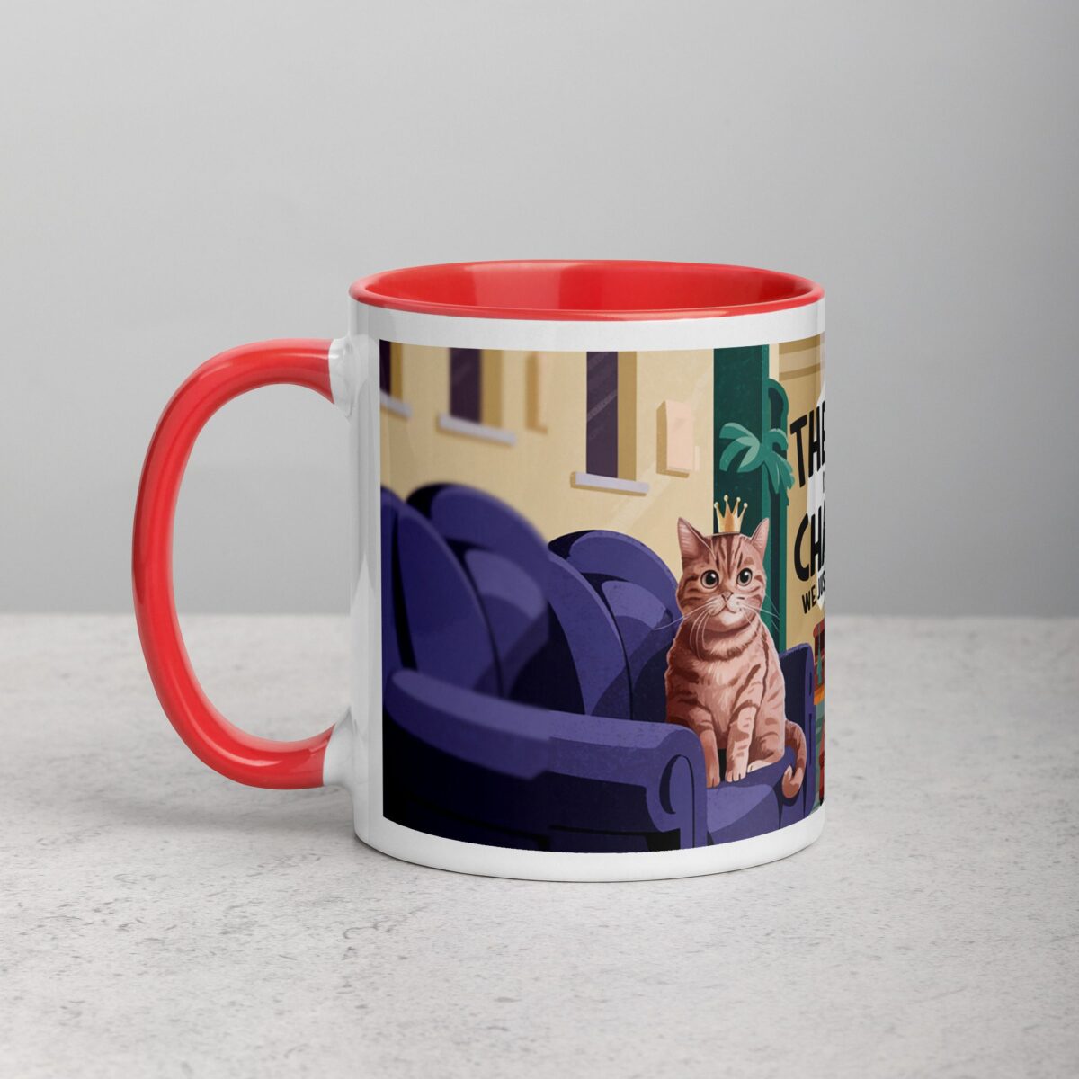 The Cat Is in Charge, We Just Live Here Mug - Image 8