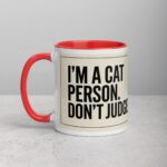 I’m a Cat Person. Don’t Judge Me Mug - Image 8