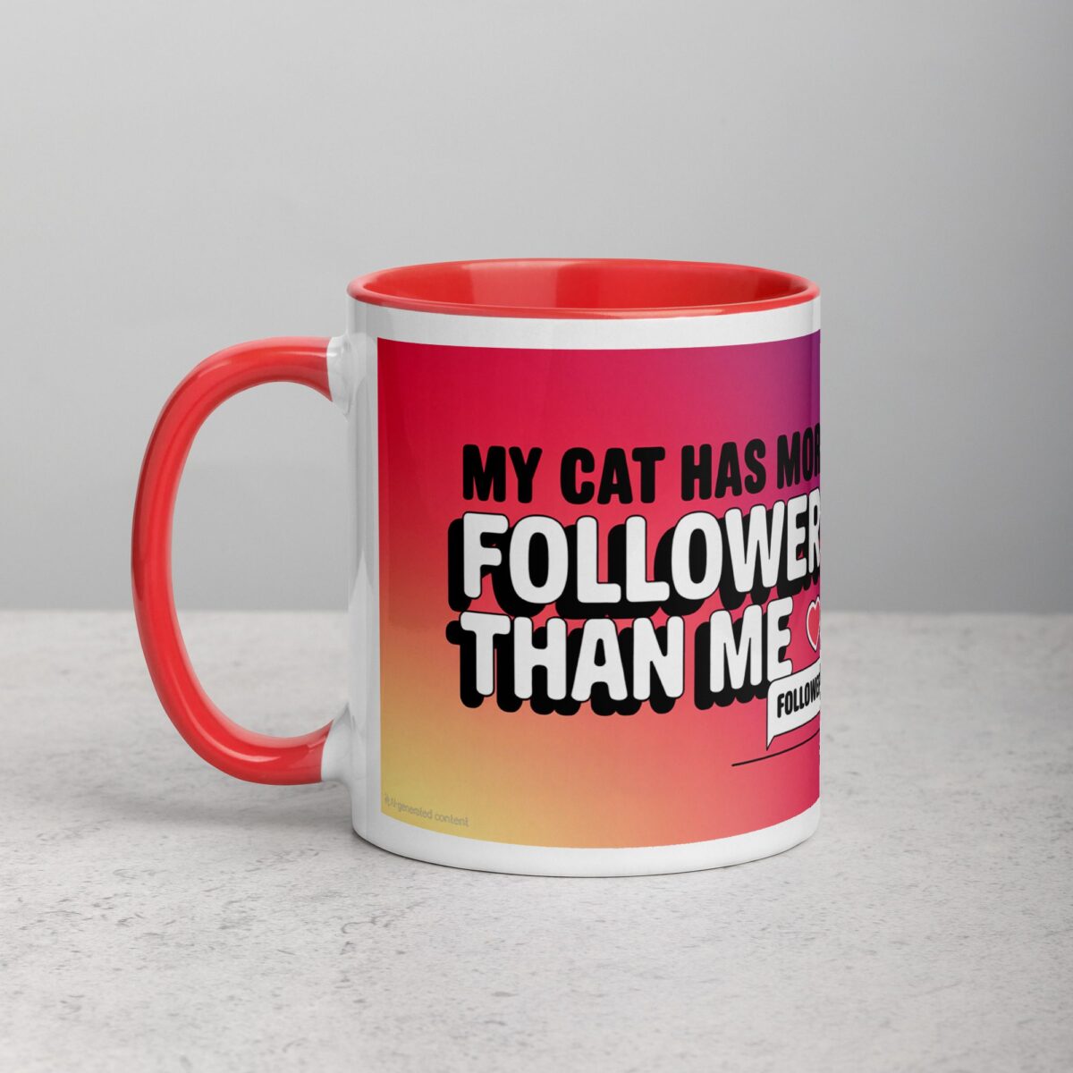 My Cat Has More Followers Than Me Coffee Mug - Image 8