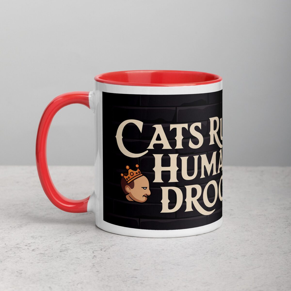 Cats Rule, Humans Drool Coffee Mug - Image 8