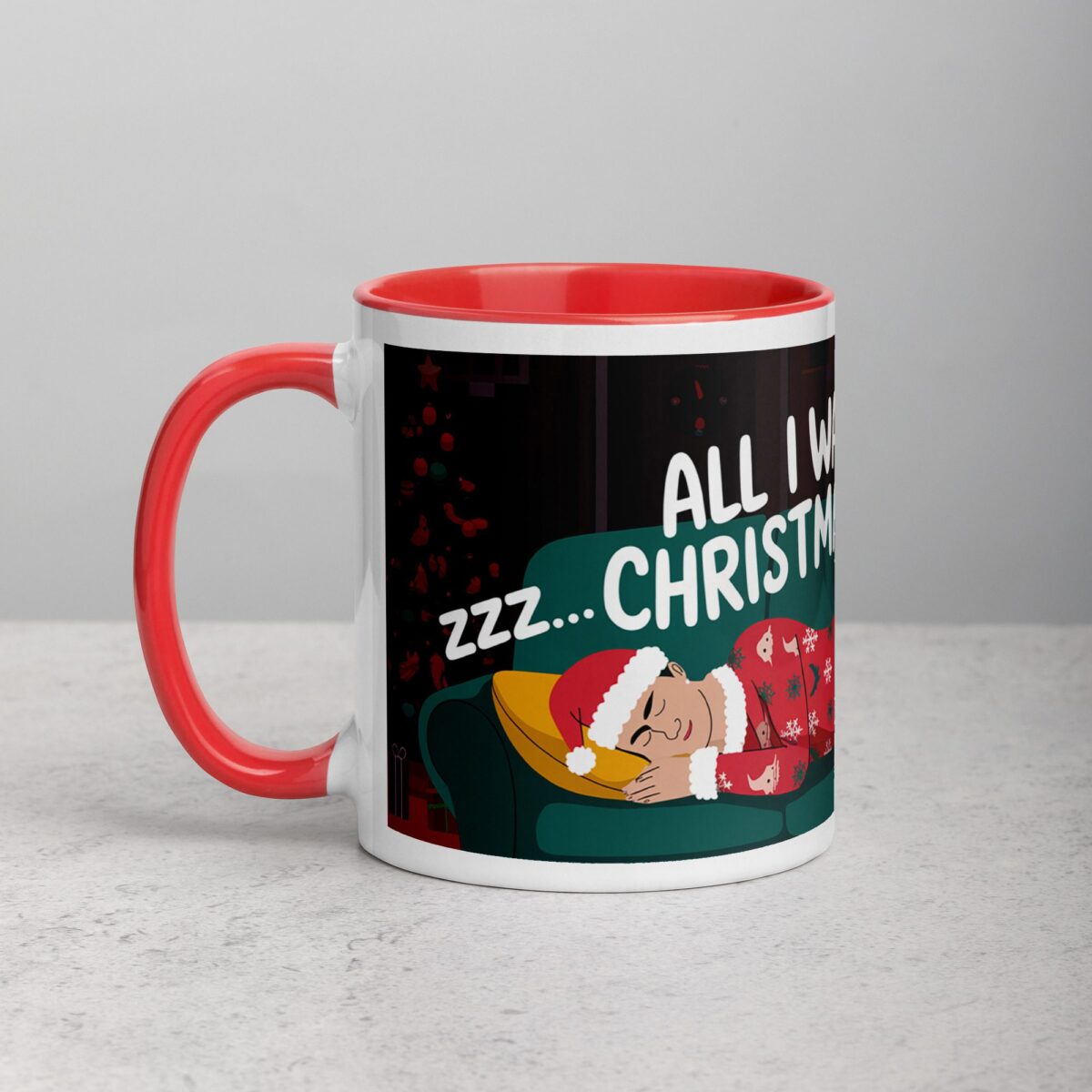 All I Want for Christmas is a Nap Mug - Image 8