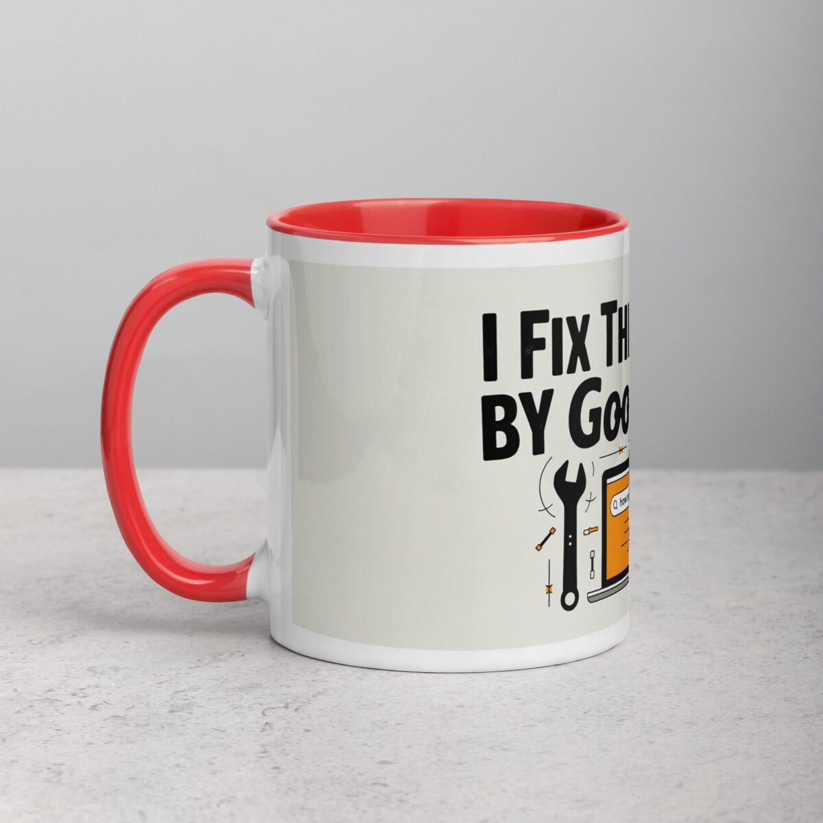 I Fix Things... By Googling It Dad Coffee Mug - Image 8