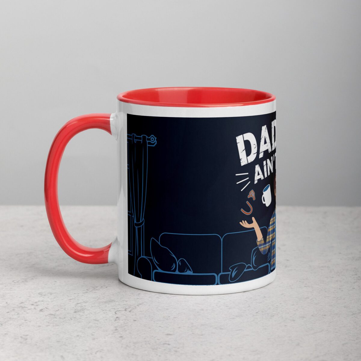 Daddin' Ain't Easy Dad Mug - Image 8