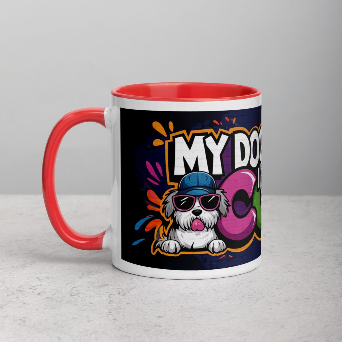 My Dog Thinks I’m Cool Coffee Mug - Image 8