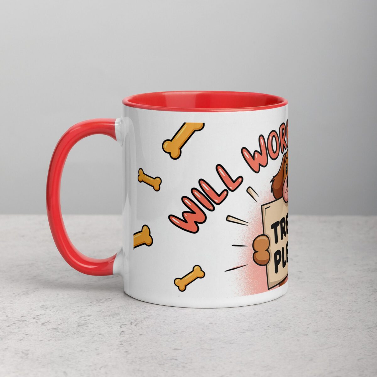 Will Work for Treats Dog Coffee Mug - Image 8