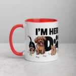I’m Here for the Dogs Coffee Mug - Image 8