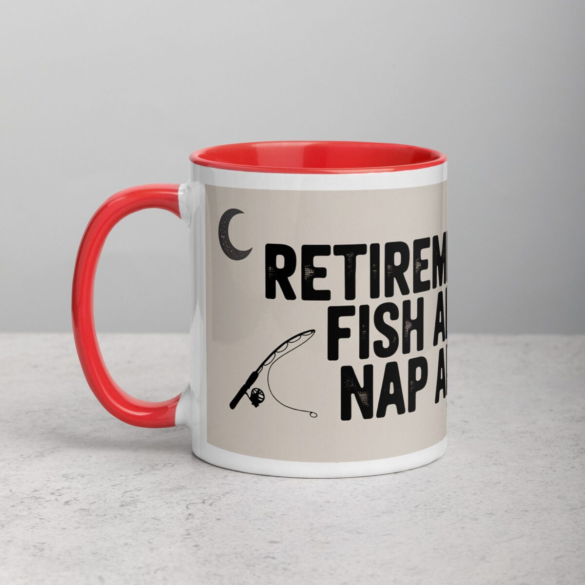 Retirement Plan: Fish All Day, Nap All Night Mug - Image 8