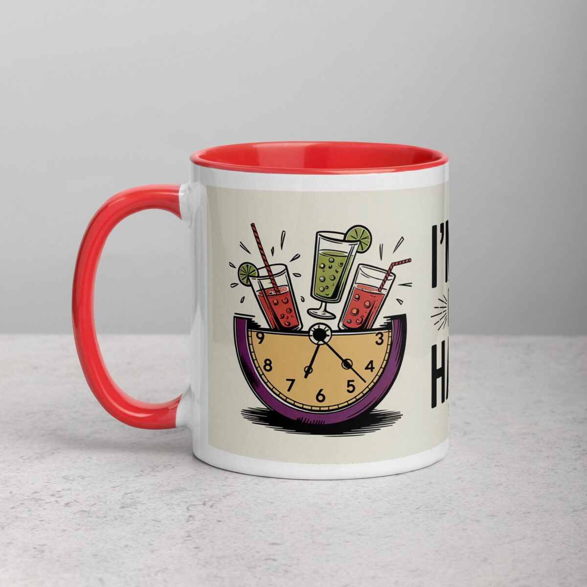 I’m Retired: Every Hour Is Happy Hour Coffee Mug - Image 8