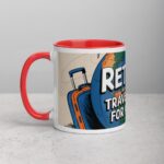 Retired: World’s Best Travel Agent for Myself Mug - Image 8