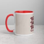 Wife, Mom, Boss, Wine Enthusiast Coffee Mug - Image 8
