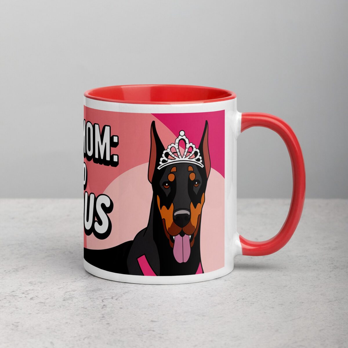 Doberman Mom: Fierce and Fabulous Coffee Mug - Image 10