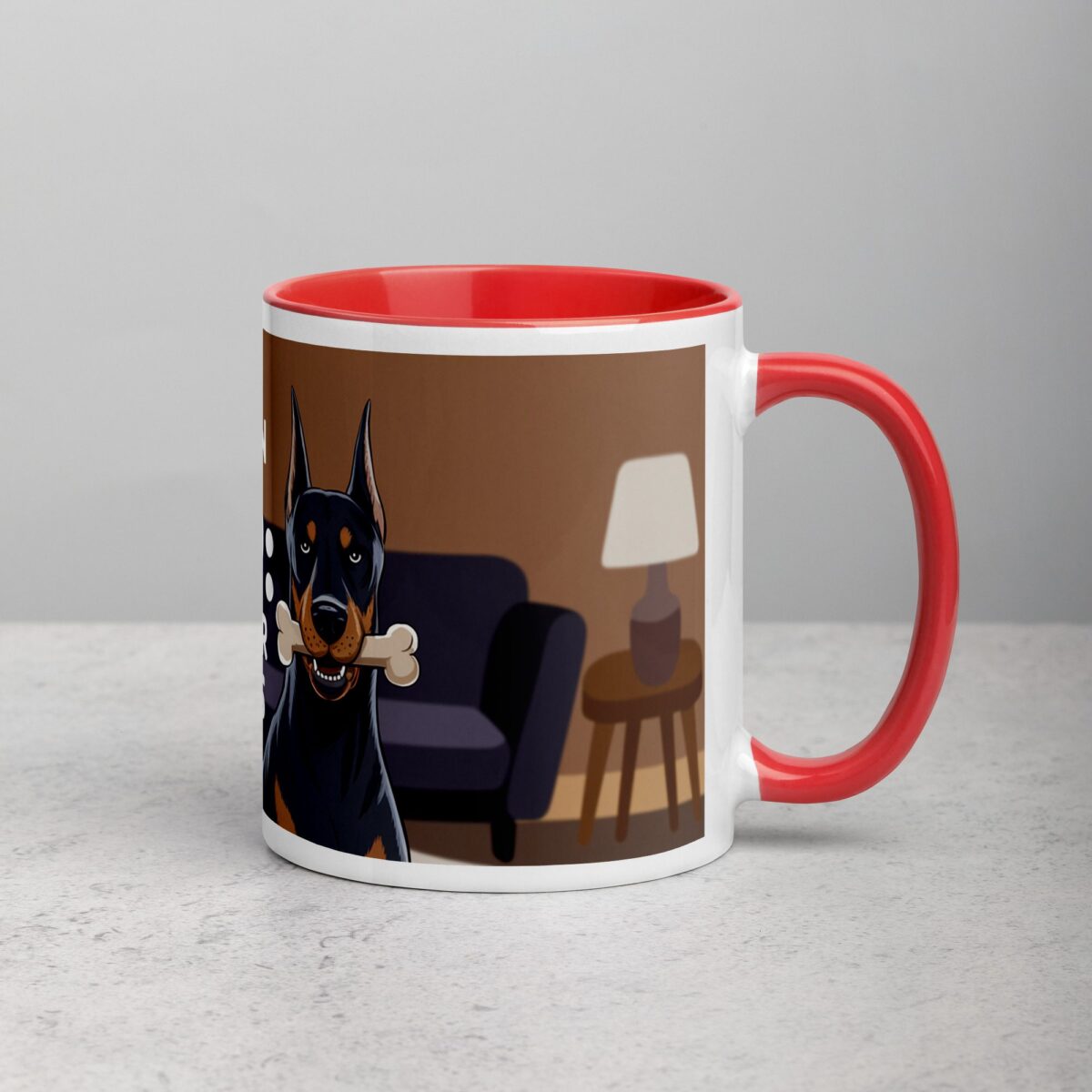 Doberman Dad: Protector of Treats Coffee Mug - Image 9