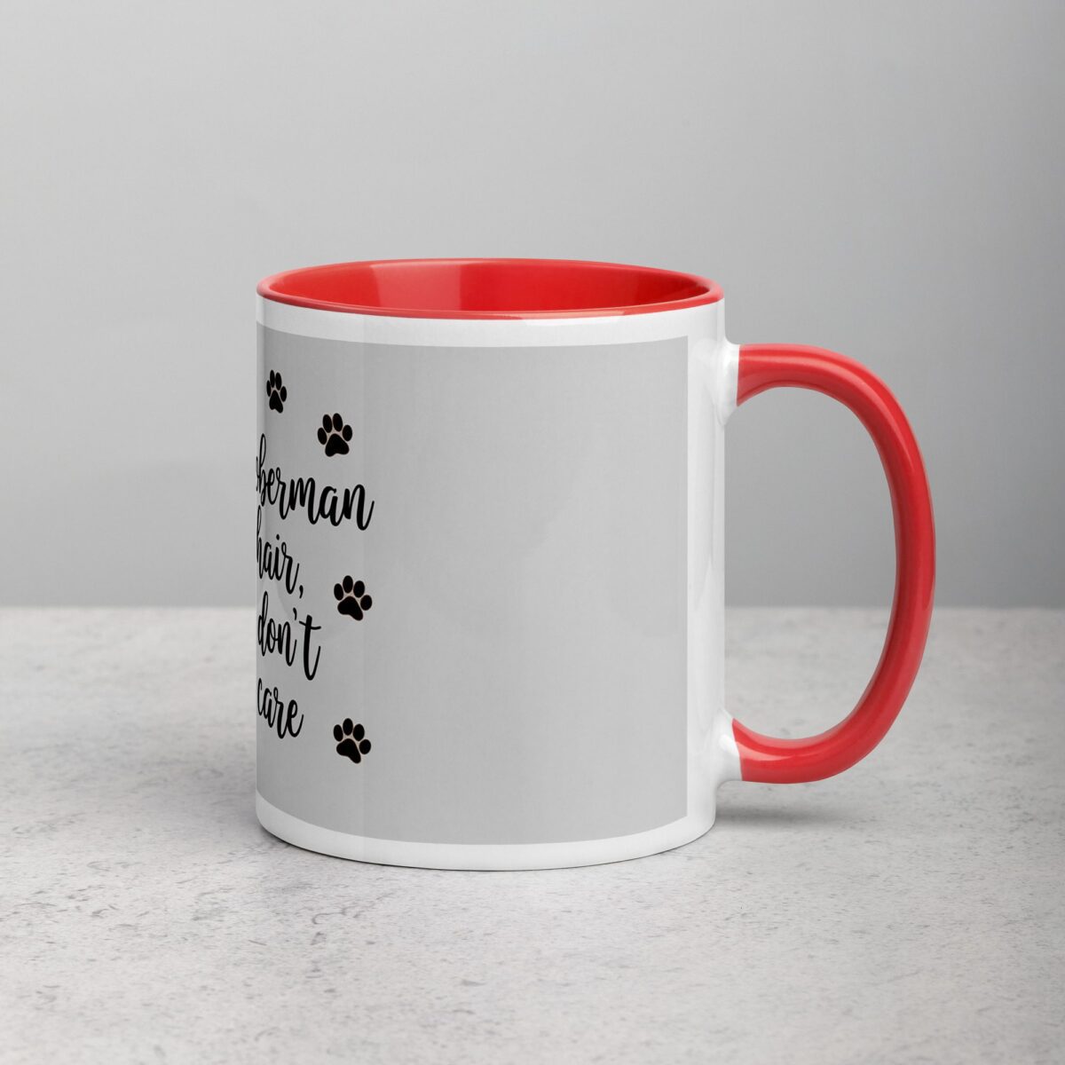 Doberman Hair, Don’t Care Coffee Mug - Image 9
