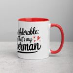 Alert and Adorable: That’s My Doberman Coffee Mug - Image 9