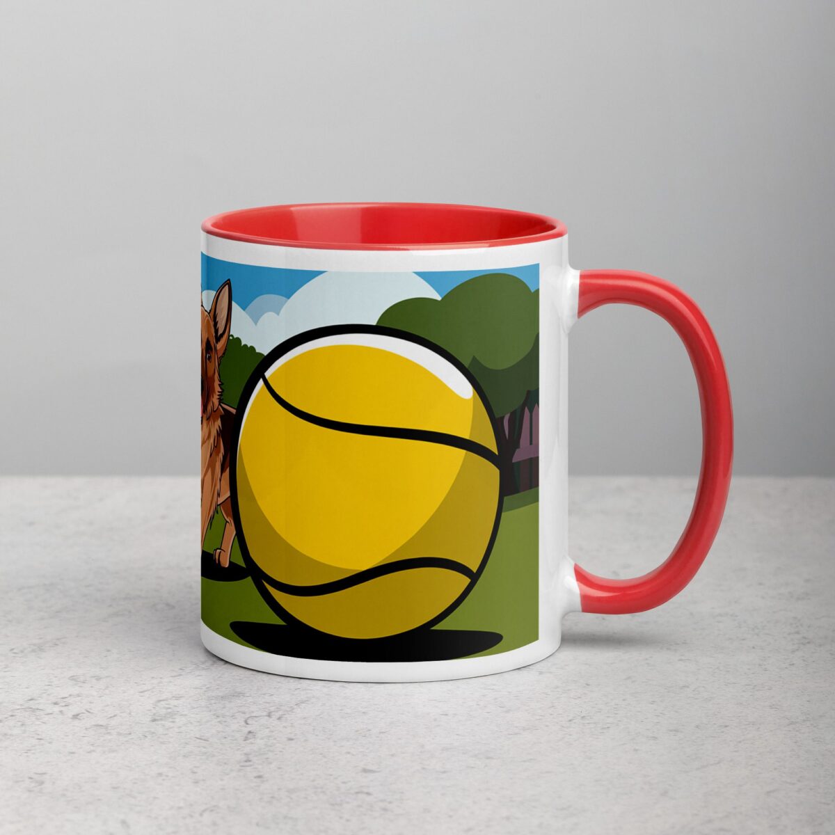 German Shepherd Dad: Chief Ball Thrower Mug - Image 9
