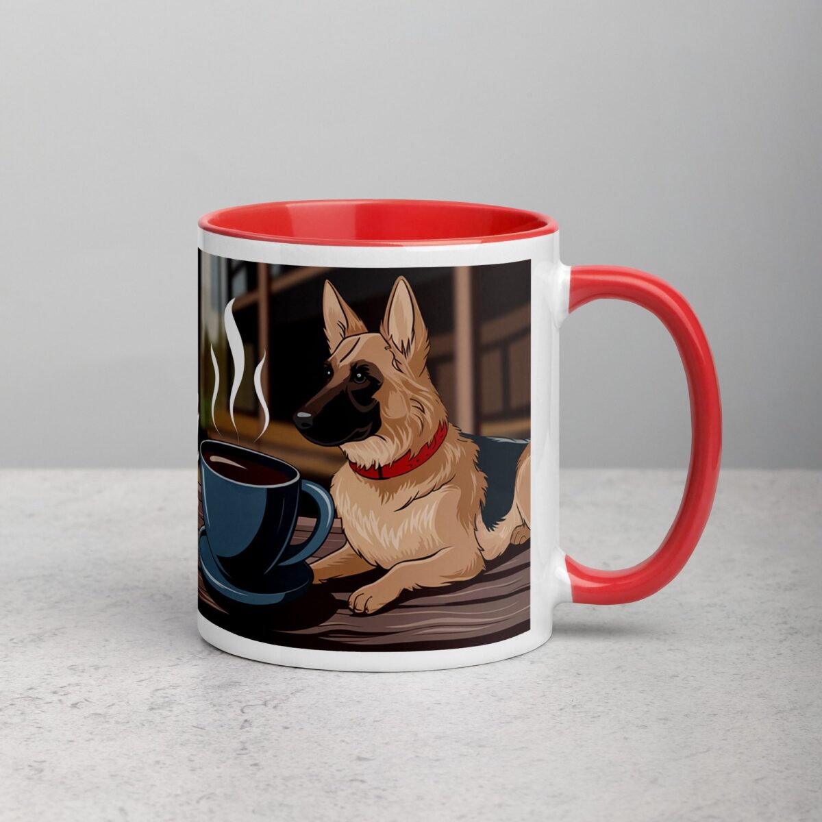 Fueled by Coffee and German Shepherd Love Mug - Image 9