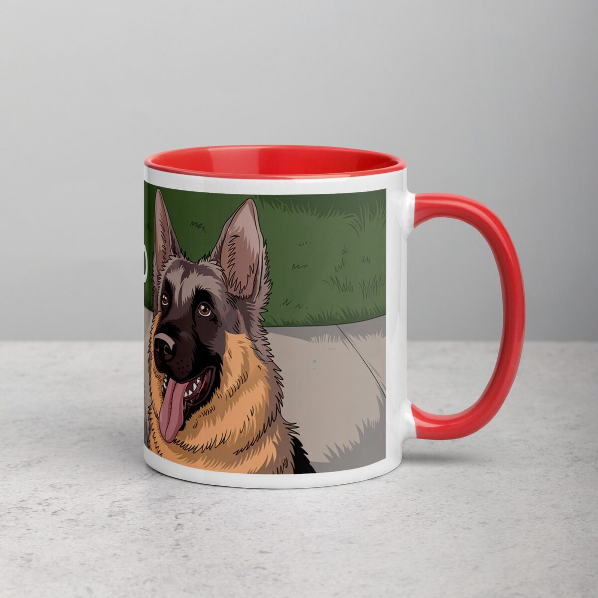German Shepherd Hair, Don’t Care Coffee Mug - Image 9