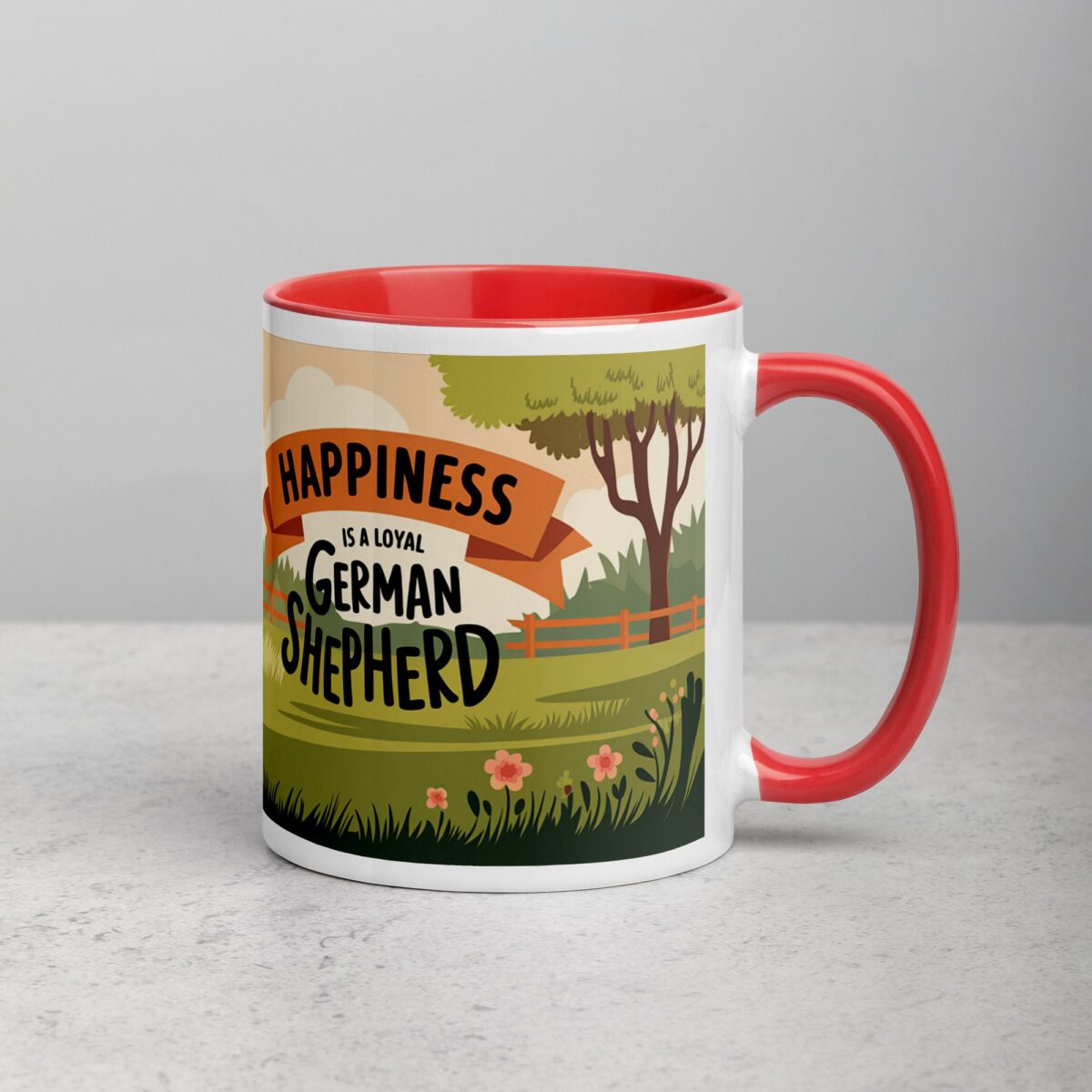 Happiness Is a Loyal German Shepherd Coffee Mug - Image 9