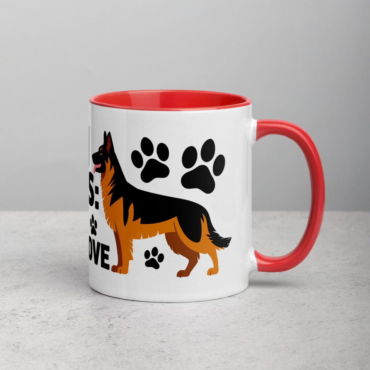 German Shepherds: Strength, Intelligence, Love Mug - Image 9