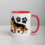 German Shepherds: Strength, Intelligence, Love Mug - Image 9