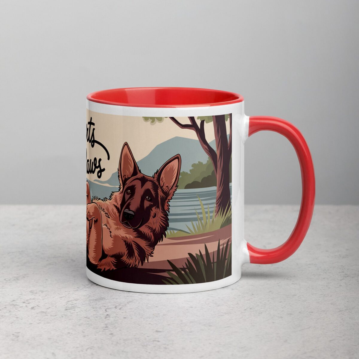 Loyal Hearts Have Four Paws Coffee Mug - Image 9