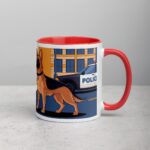 German Shepherd Patrol: Always on Duty Coffee Mug - Image 9
