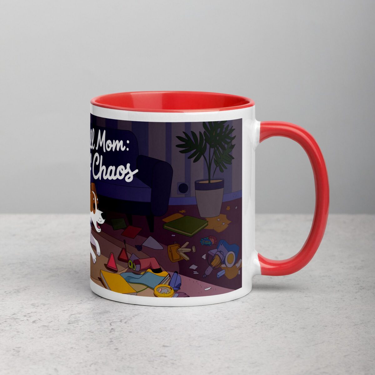 Jack Russell Mom: Queen of Chaos Coffee Mug - Image 9