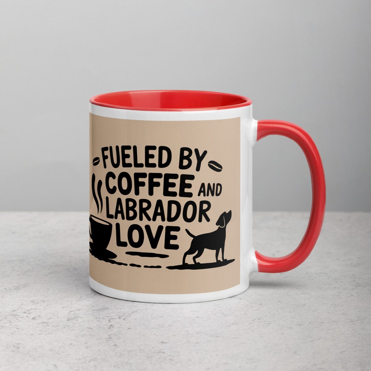 Fueled by Coffee and Labrador Love Mug - Image 9