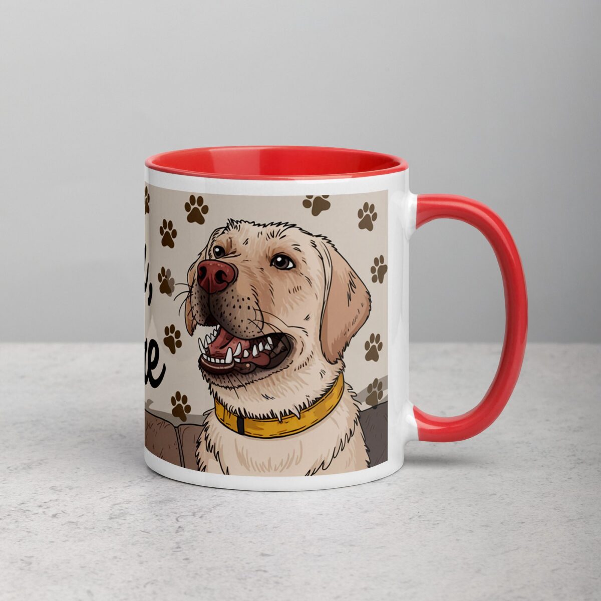 Lab Hair, Don’t Care Labrador Coffee Mug - Image 9