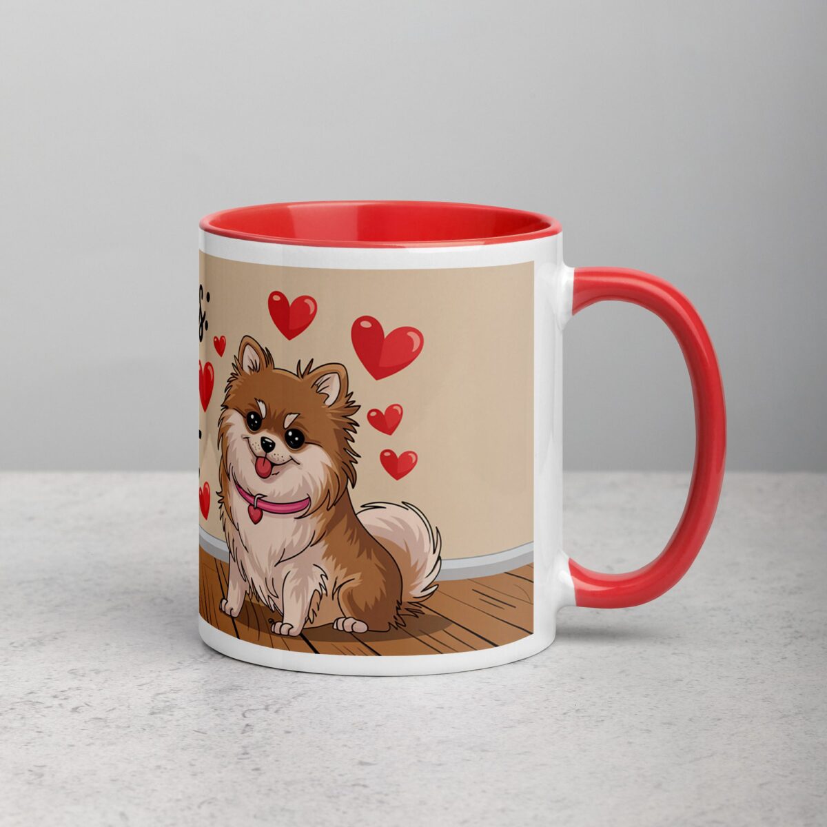 Pomeranians: Small Size, Big Heart Coffee Mug - Image 9