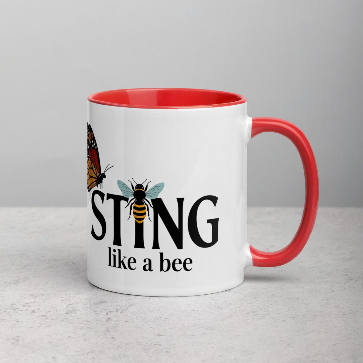 Float Like a Butterfly, Sting Like a Bee Mug - Image 9