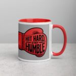 Hit Hard, Stay Humble Boxing Mug - Image 9