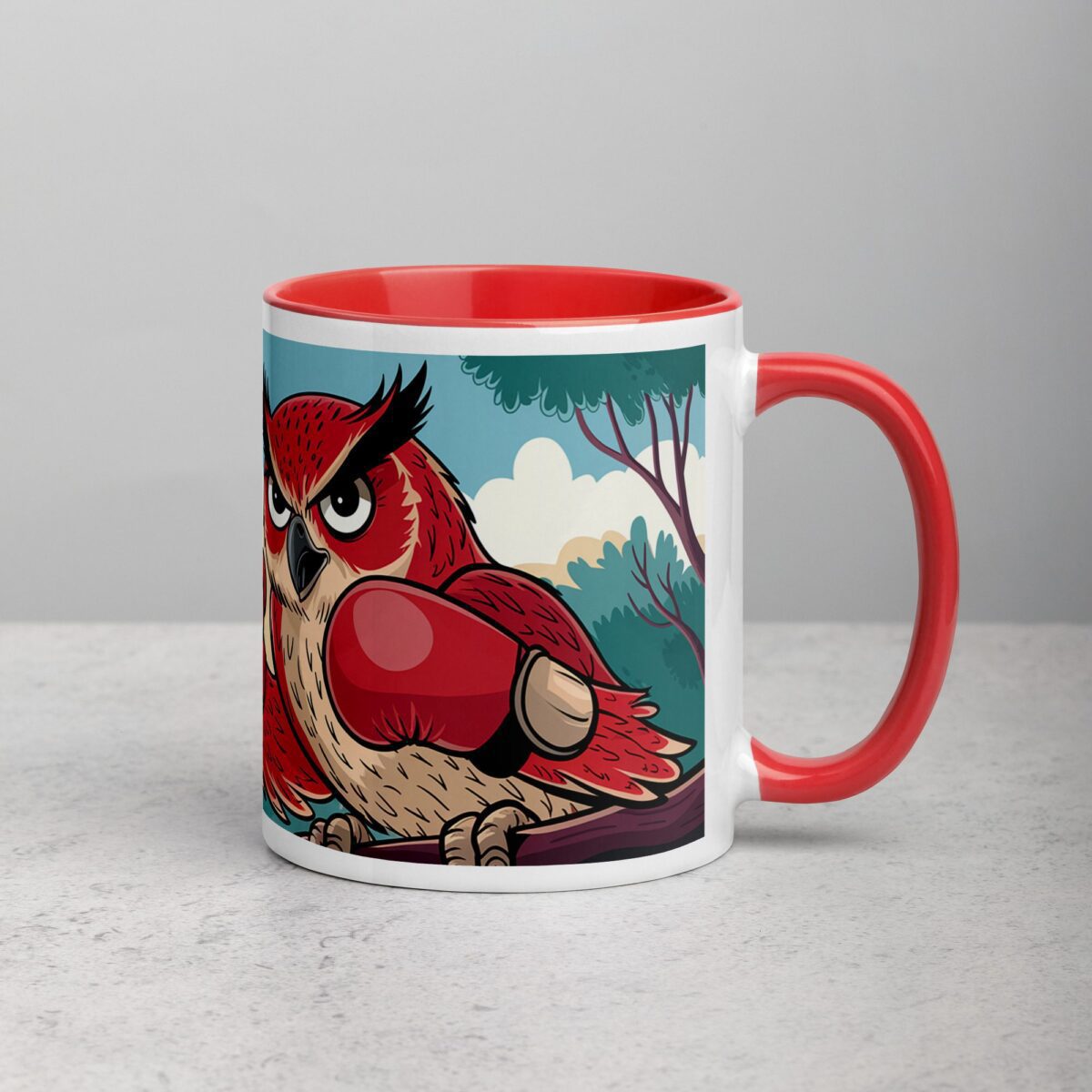 Red Owl Boxing Limited Edition Coffee Mug - Image 9