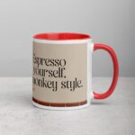 Espresso Yourself, Monkey Style Coffee Mug - Image 9
