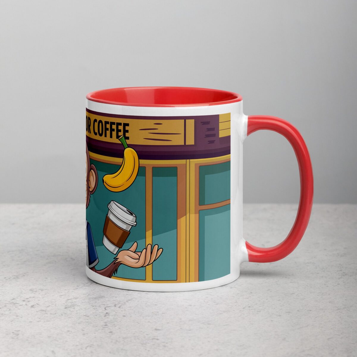 Go Bananas for Coffee Monkey Mug - Image 9