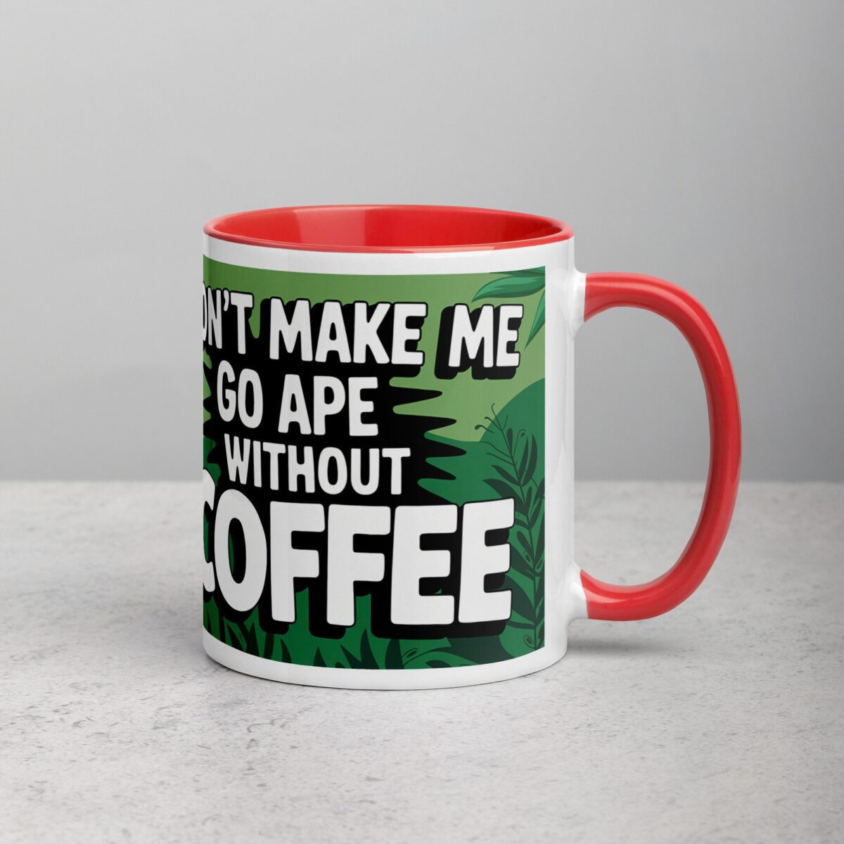 Don’t Make Me Go Ape Without Coffee Mug - Image 9