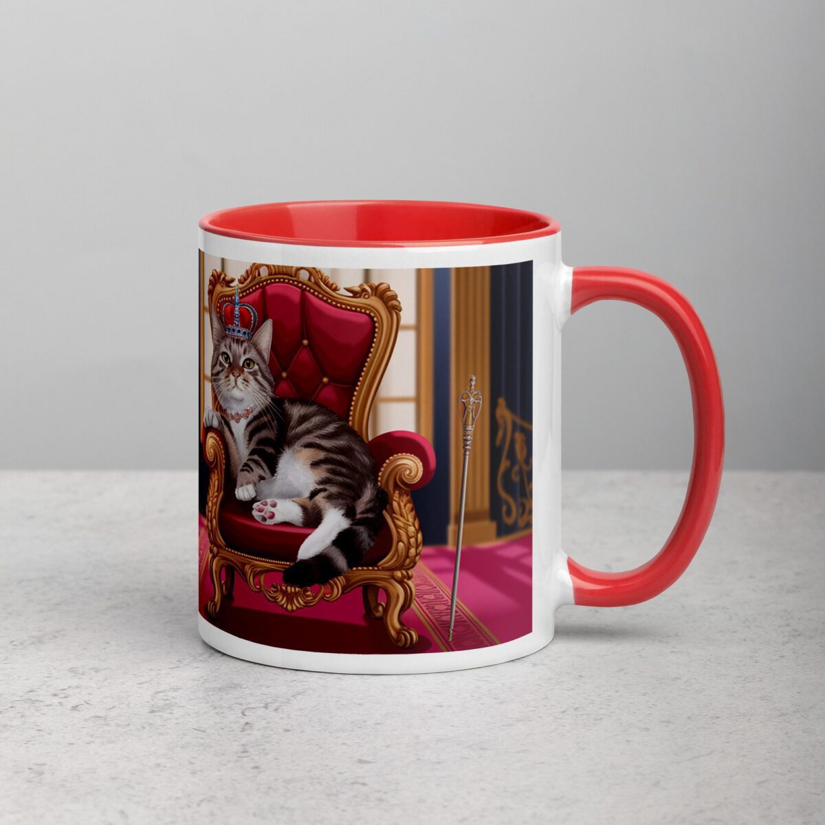 I Work Hard So My Cat Can Live Like Royalty Mug - Image 9