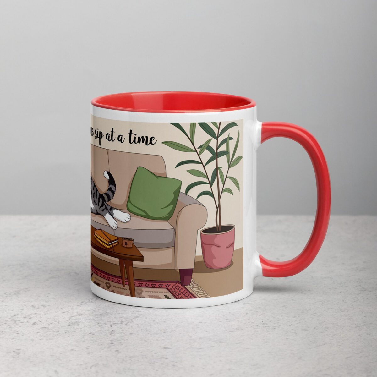 Feline Fine, One Sip at a Time Cat Mug - Image 9