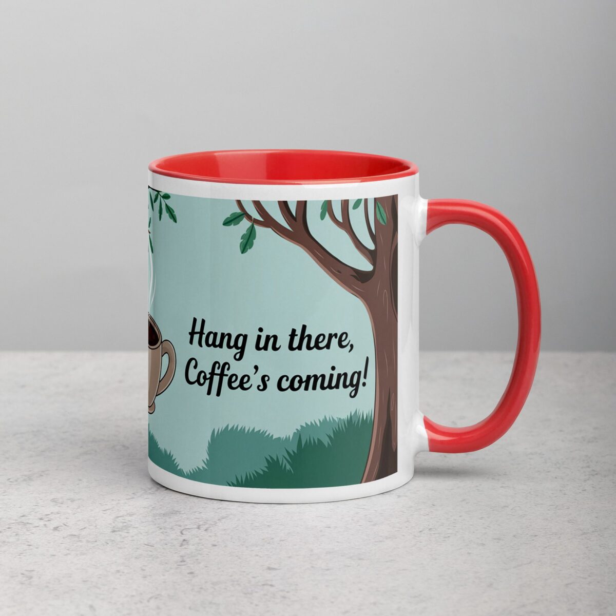 Hang in There, Coffee’s Coming! Monkey Mug - Image 9
