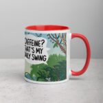 Caffeine? That’s My Daily Swing Monkey Mug - Image 9